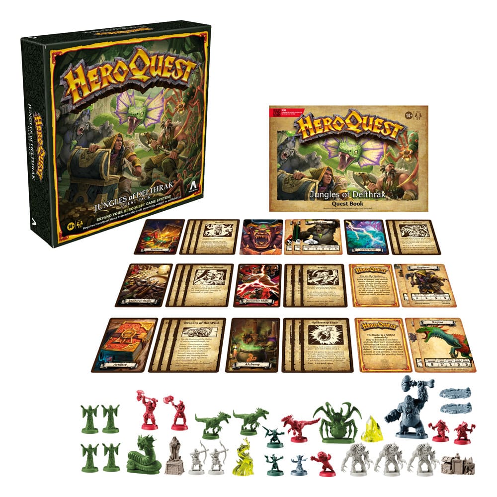 Heroquest Board Game Expansion Jungles of DelTrak Quest Pack *Versione inglese *