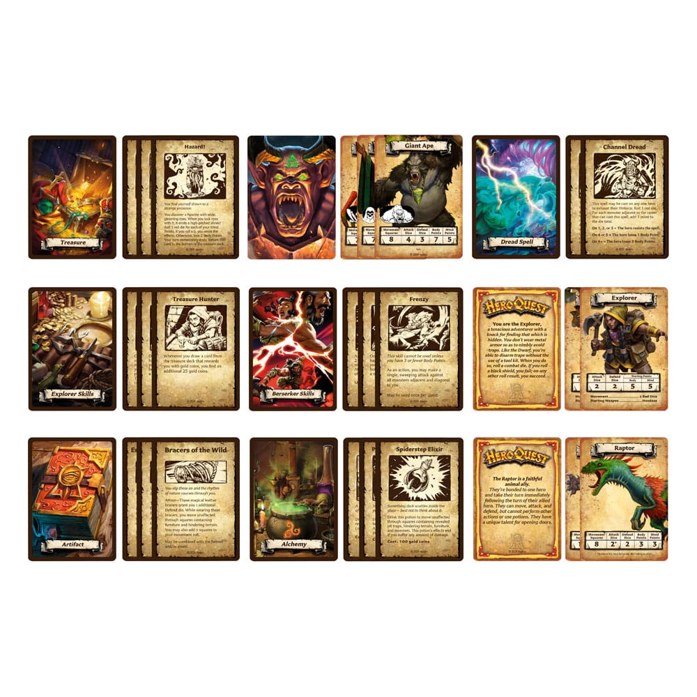 Heroquest Board Game Expansion Jungles of DelTrak Quest Pack *Versione inglese *