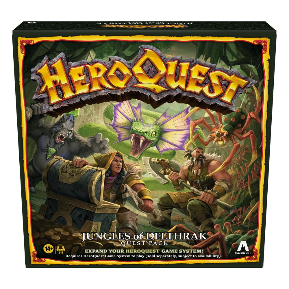 Heroquest Board Game Expansion Jungles of DelTrak Quest Pack *Versione inglese *