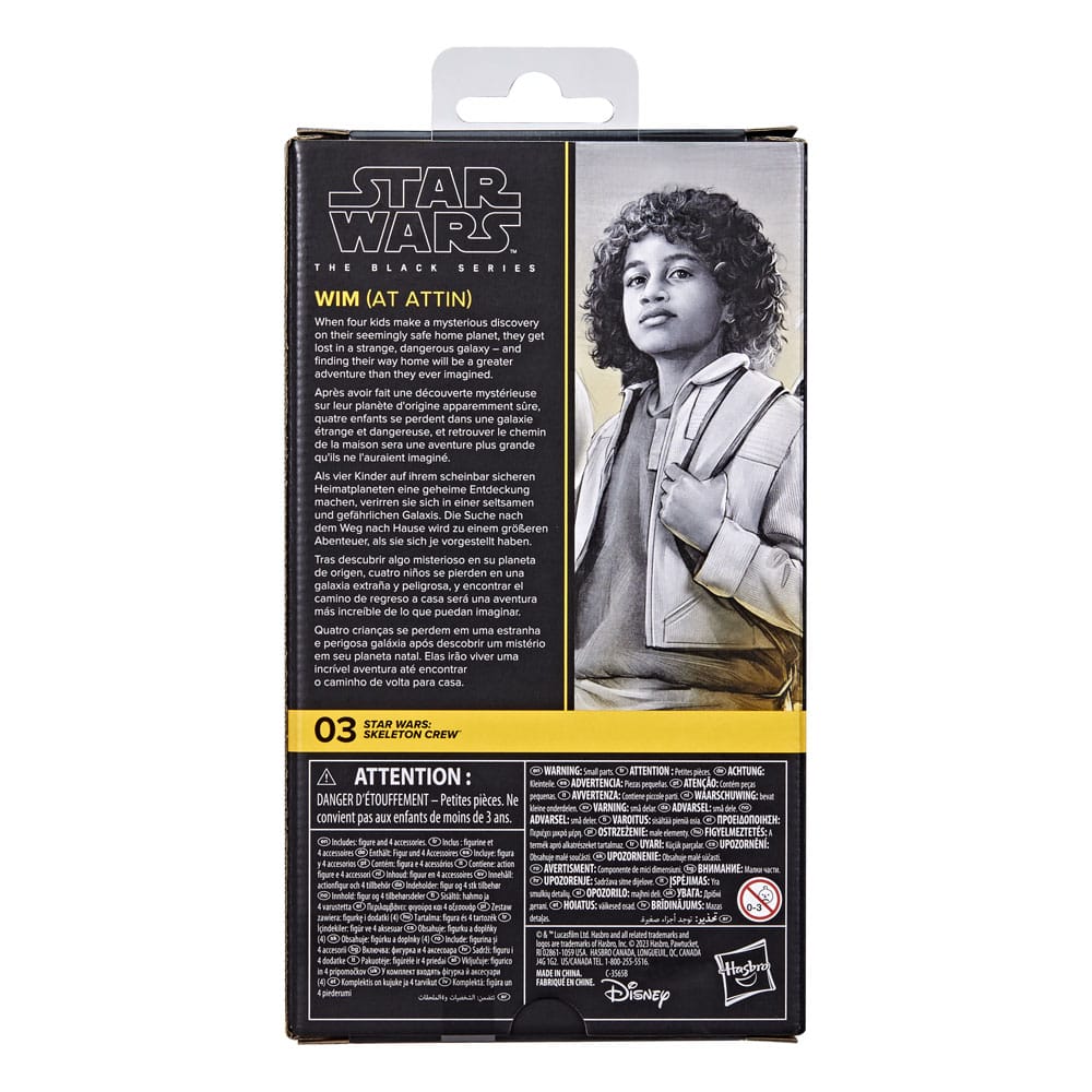 Yıldız Savaşları: Skeleton Crew Black Serisi Aksiyon Figürü Wim (Attin'de) 15 cm