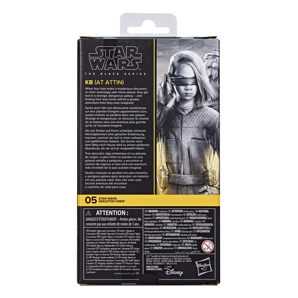 Star Wars: Skeleton Crew Black Series Action Figur KB (ved Attin) 15 cm