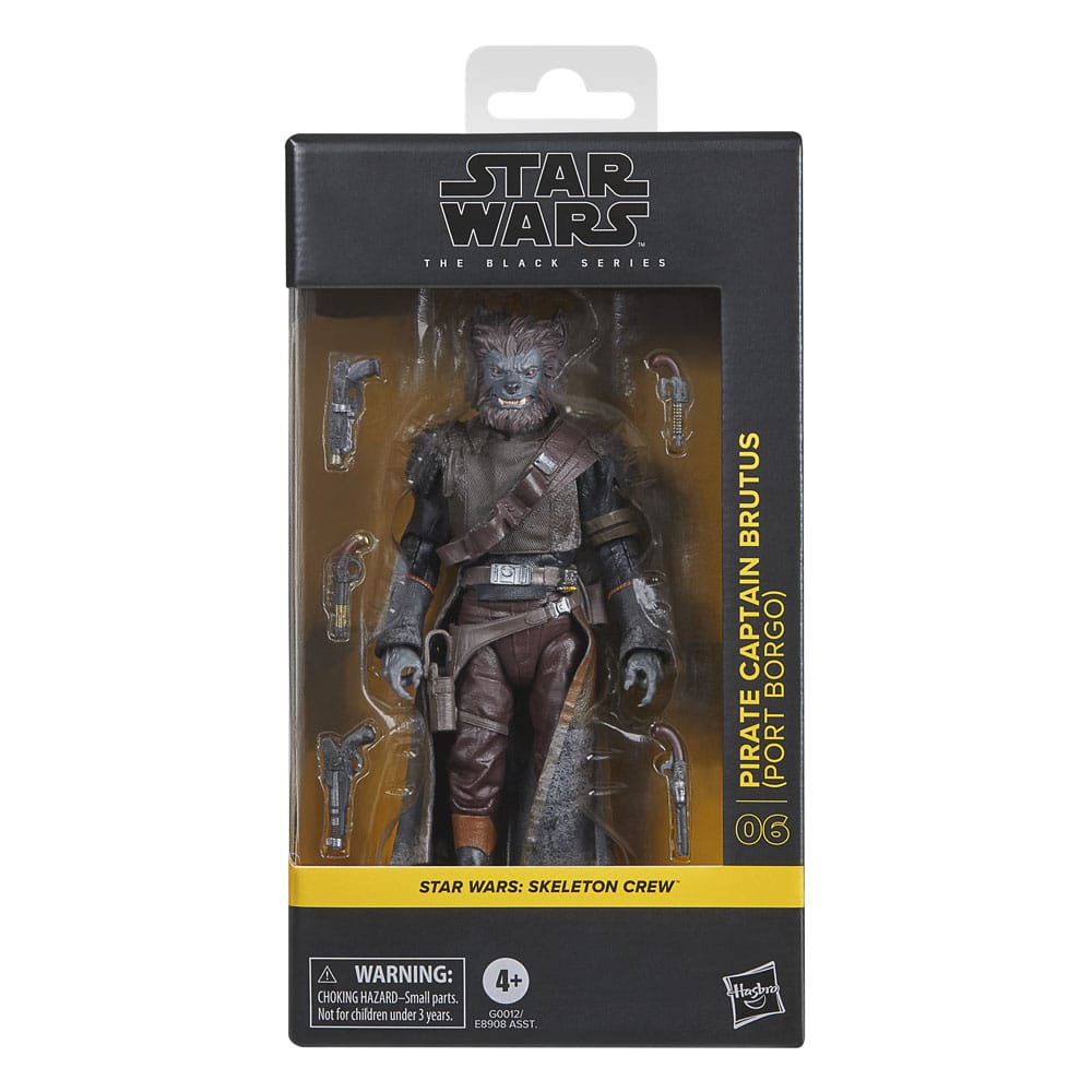 Star Wars: Skeleton Crew Black Series Action Figuur Pirate Capitaine Brutus (Port Borgo) 15 cm