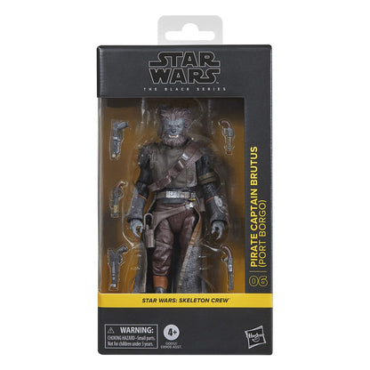 Star Wars: Skeleton Crew Black Series Action Figuur Pirate Capitaine Brutus (Port Borgo) 15 cm