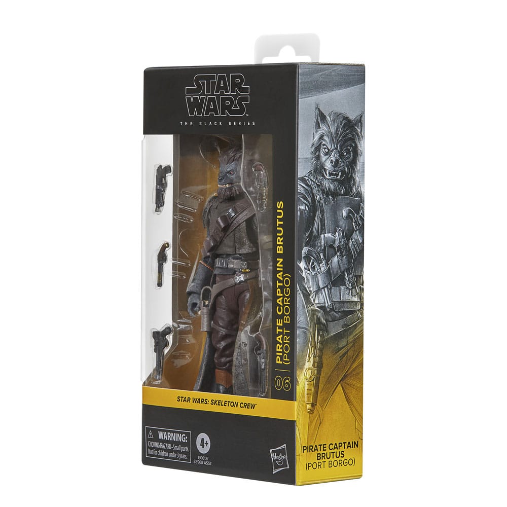 Star Wars: Skeleton Crew Black Series Action Figuur Pirate Capitaine Brutus (Port Borgo) 15 cm