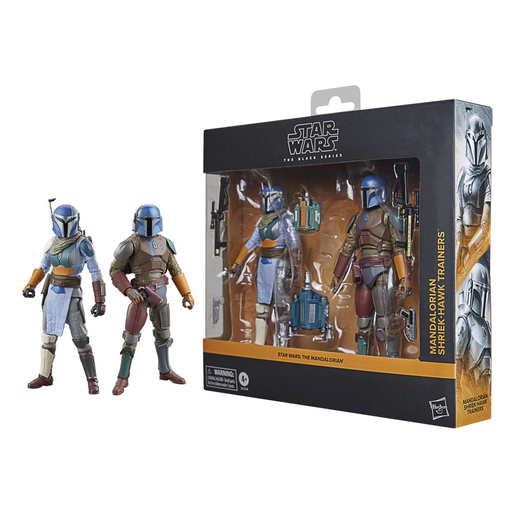 Star Wars: The Mandalorian Black Series Action Figure 2-Pack Mandalorian Shriek-Hawk Trainer 15 cm