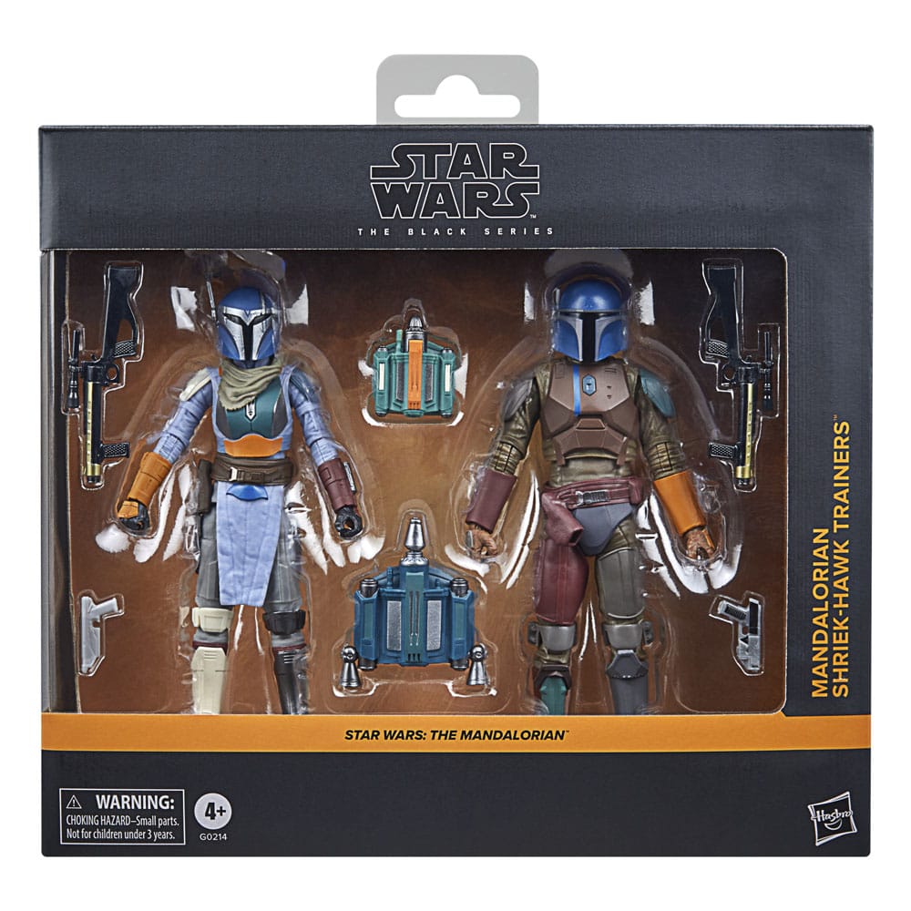 Star Wars: The Mandalorian Black Series Action Figure 2-Pack Mandalorian Shriek-Hawk Trainer 15 cm