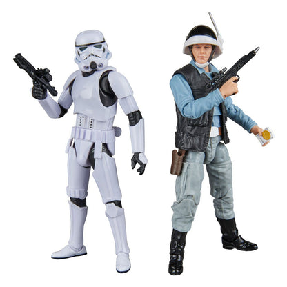 Yıldız Savaşları Bölüm IV Black Serisi Aksiyon Şekil 2 Pack Rebel Trooper & Stormtrooper 15 cm