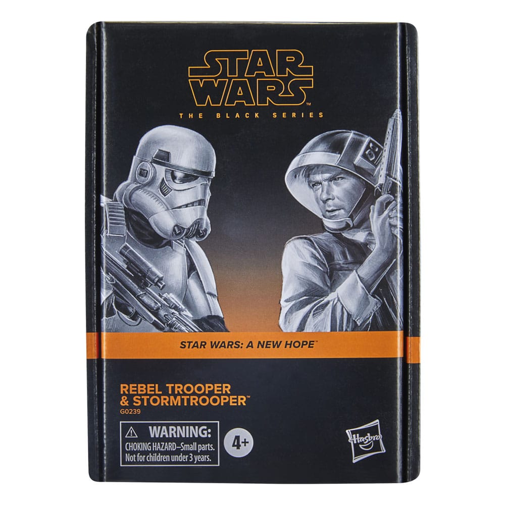 Yıldız Savaşları Bölüm IV Black Serisi Aksiyon Şekil 2 Pack Rebel Trooper & Stormtrooper 15 cm