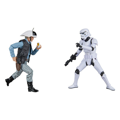 Yıldız Savaşları Bölüm IV Black Serisi Aksiyon Şekil 2 Pack Rebel Trooper & Stormtrooper 15 cm