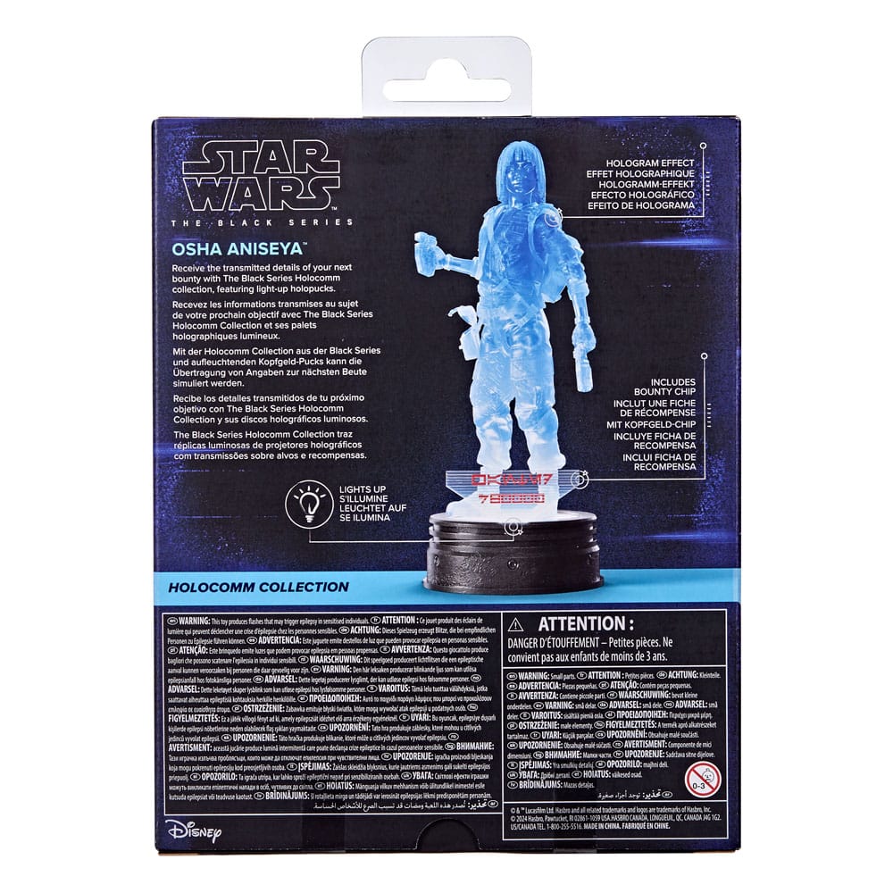 Star Wars Black Series Holocomm Collection Action Figura Osha Aniseya 15 cm