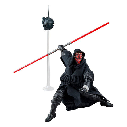 Vehículo Star Wars Episodio I Black Series con figura de acción Darth Maul y Sith Speeder 25º aniversario