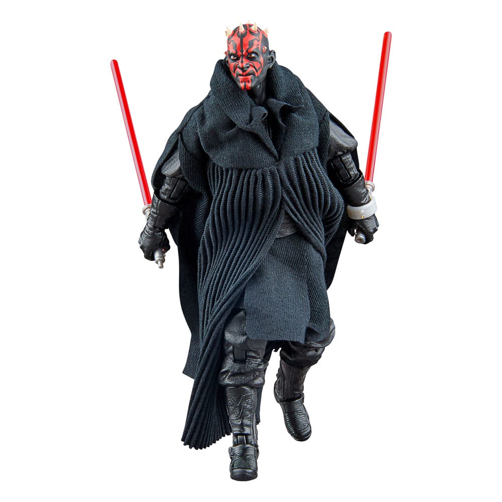 Vehículo Star Wars Episodio I Black Series con figura de acción Darth Maul y Sith Speeder 25º aniversario