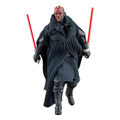 Vehículo Star Wars Episodio I Black Series con figura de acción Darth Maul y Sith Speeder 25º aniversario