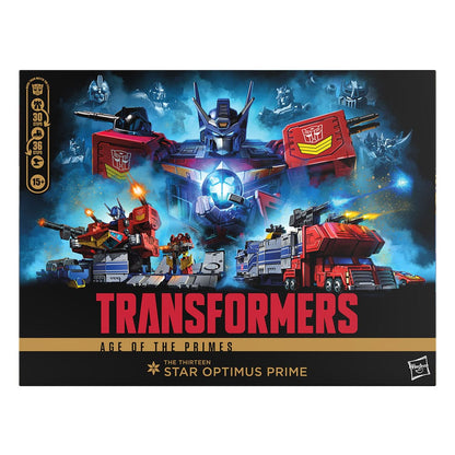 Transformers Age of the Primes Titan Sınıfı Aksiyon Figürü On Üç Yıldız Optimus Prime 38 cm