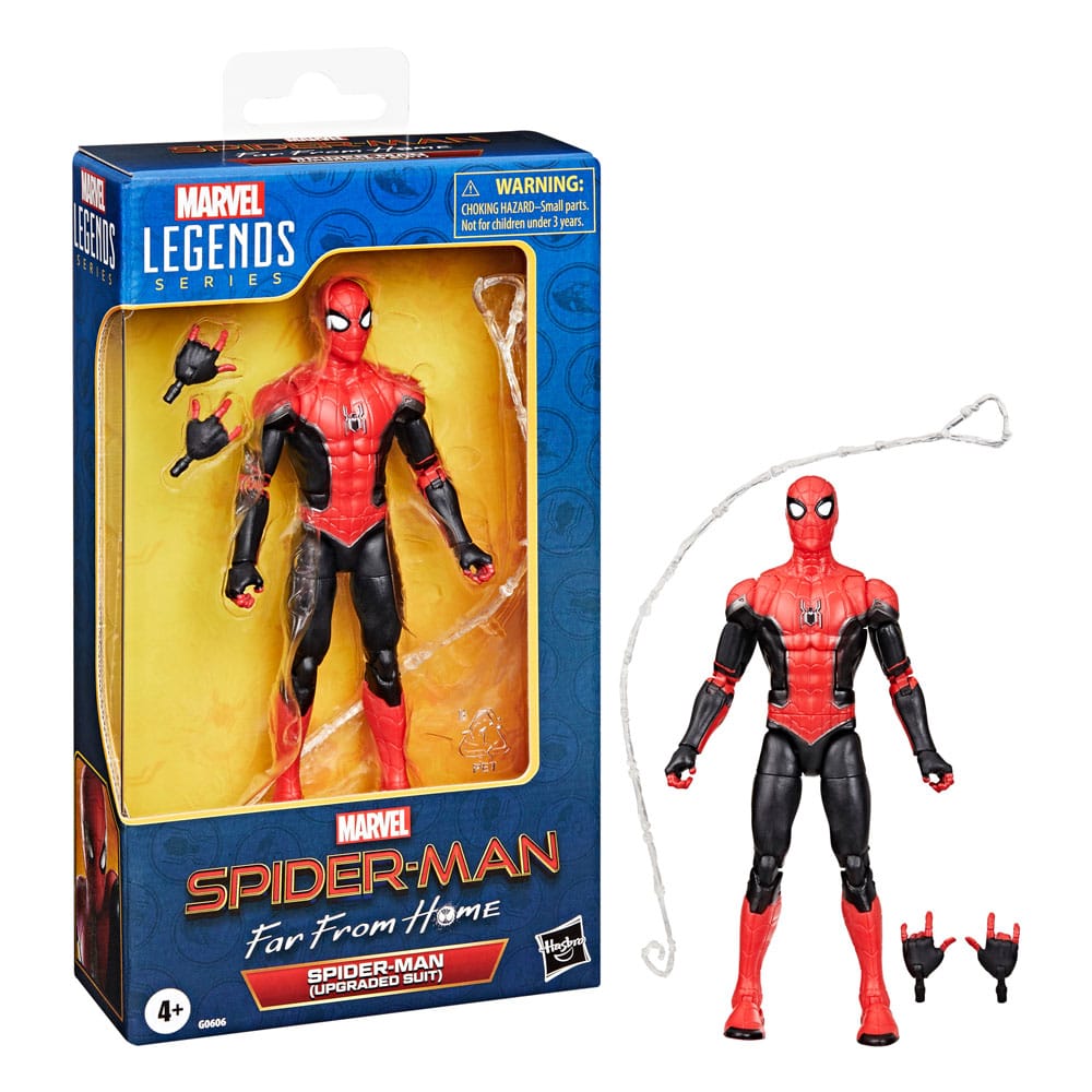 Örümcek Adam: Evden Uzak Marvel Legends Action Figure Spider-Man (yükseltilmiş takım) 15 cm