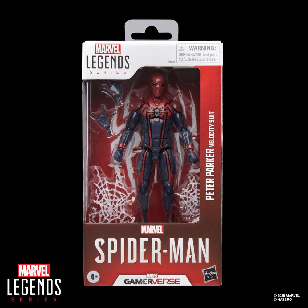 Spider-man Marvel Legends Gamerverse actie Figuur Peter Parker Velocity Suit 15 cm