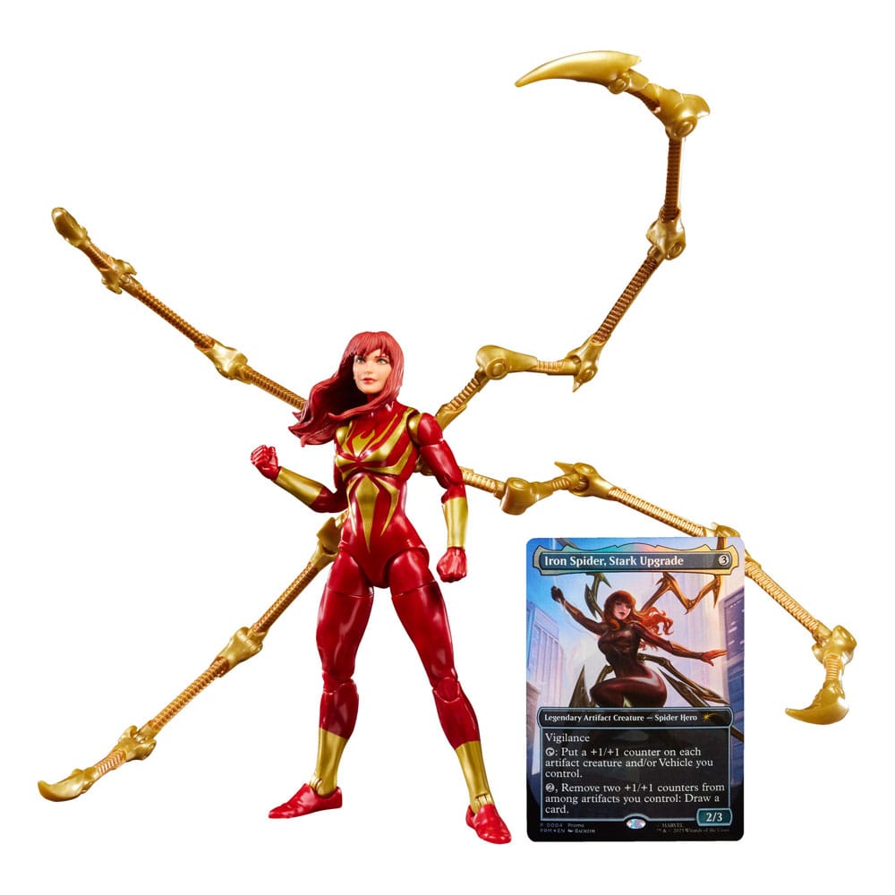 Marvel Legends Magic: The Gathering Actiefiguur Mary Jane Watson (Iron Spider) (plus exclusieve foliekaart) 15 cm