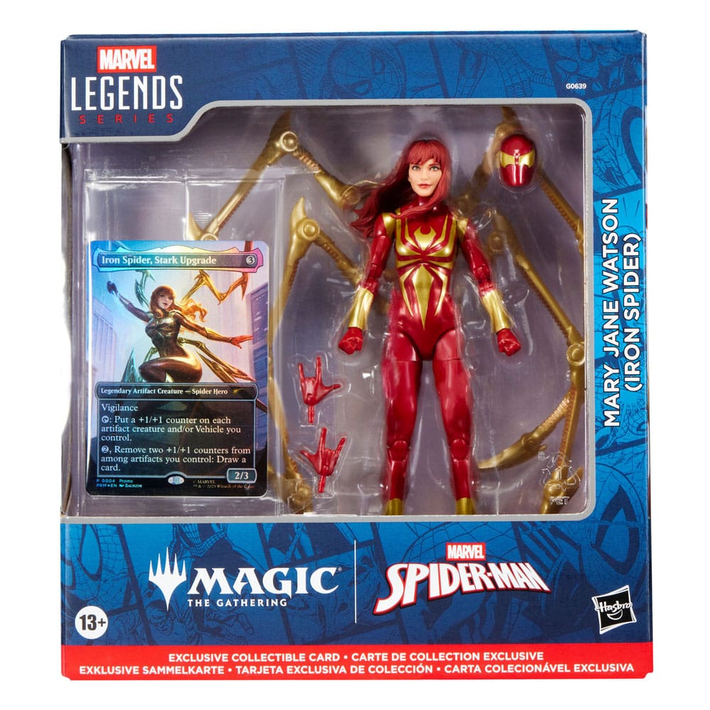 Marvel Legends Magic: The Gathering Actiefiguur Mary Jane Watson (Iron Spider) (plus exclusieve foliekaart) 15 cm