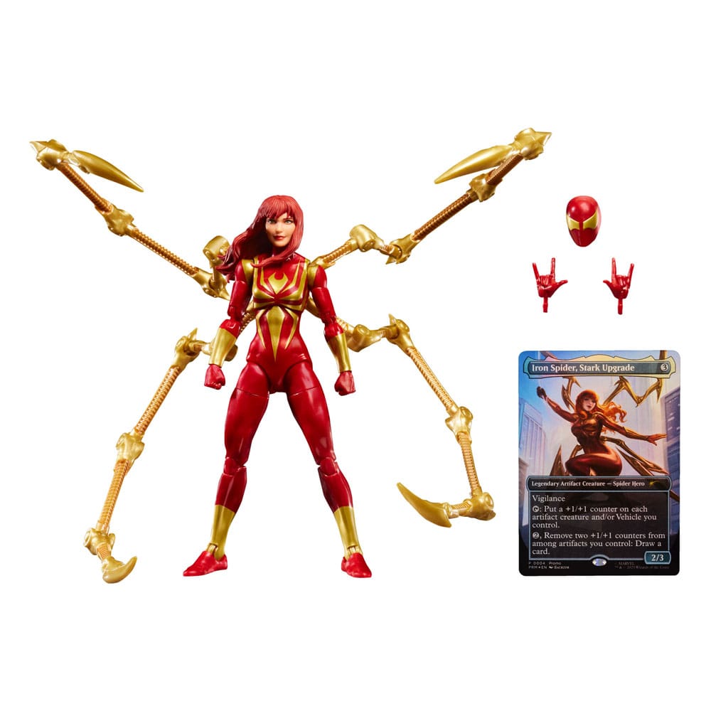 Marvel Legends Magic: The Gathering Actiefiguur Mary Jane Watson (Iron Spider) (plus exclusieve foliekaart) 15 cm