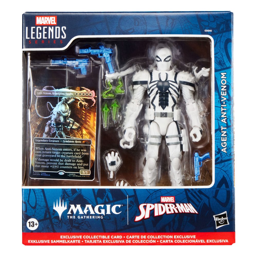 Marvel Legends Magic: The Gathering Actiefiguur Agent Anti-Venom (plus exclusieve foliekaart) 15 cm