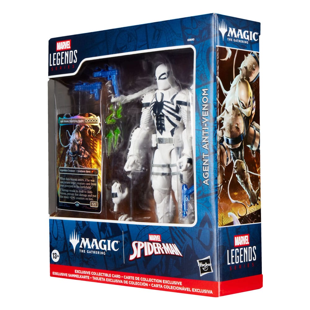 Marvel Legends Magic: The Gathering Actiefiguur Agent Anti-Venom (plus exclusieve foliekaart) 15 cm