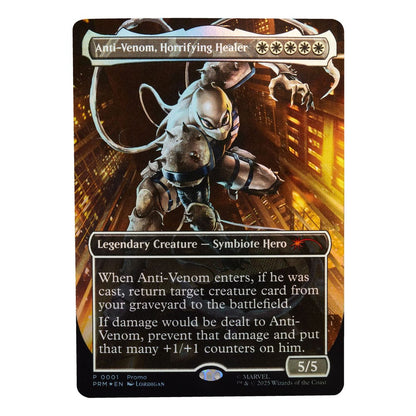 Marvel Legends Magic: The Gathering Actiefiguur Agent Anti-Venom (plus exclusieve foliekaart) 15 cm