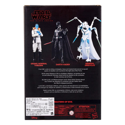 Star Wars Black Series-actiefiguren, 3-pack Masters of Evil, 15 cm