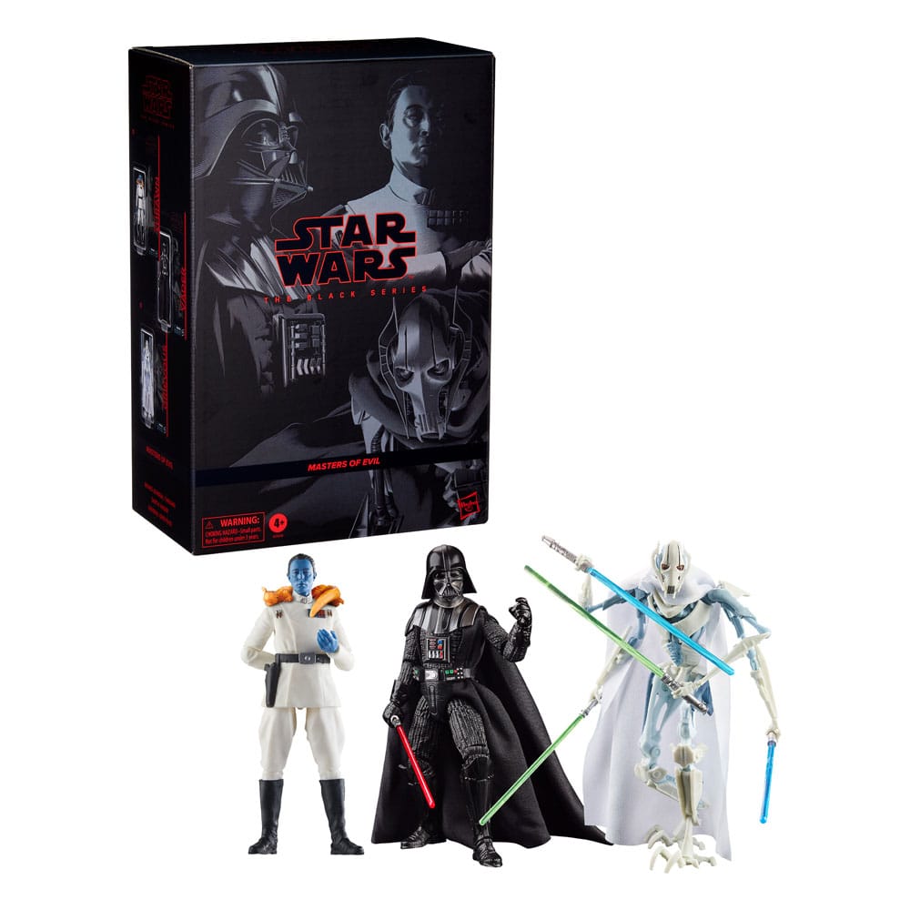Star Wars Black Series-actiefiguren, 3-pack Masters of Evil, 15 cm