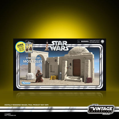 Star Wars avsnitt IV Vintage Collection Playset Streets of Mos Eisley med Jawa Action Figure