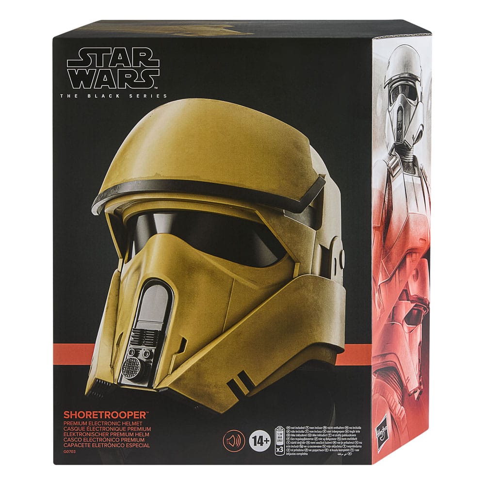 Star Wars: Andor Black Series Casco electrónico Shoretrooper