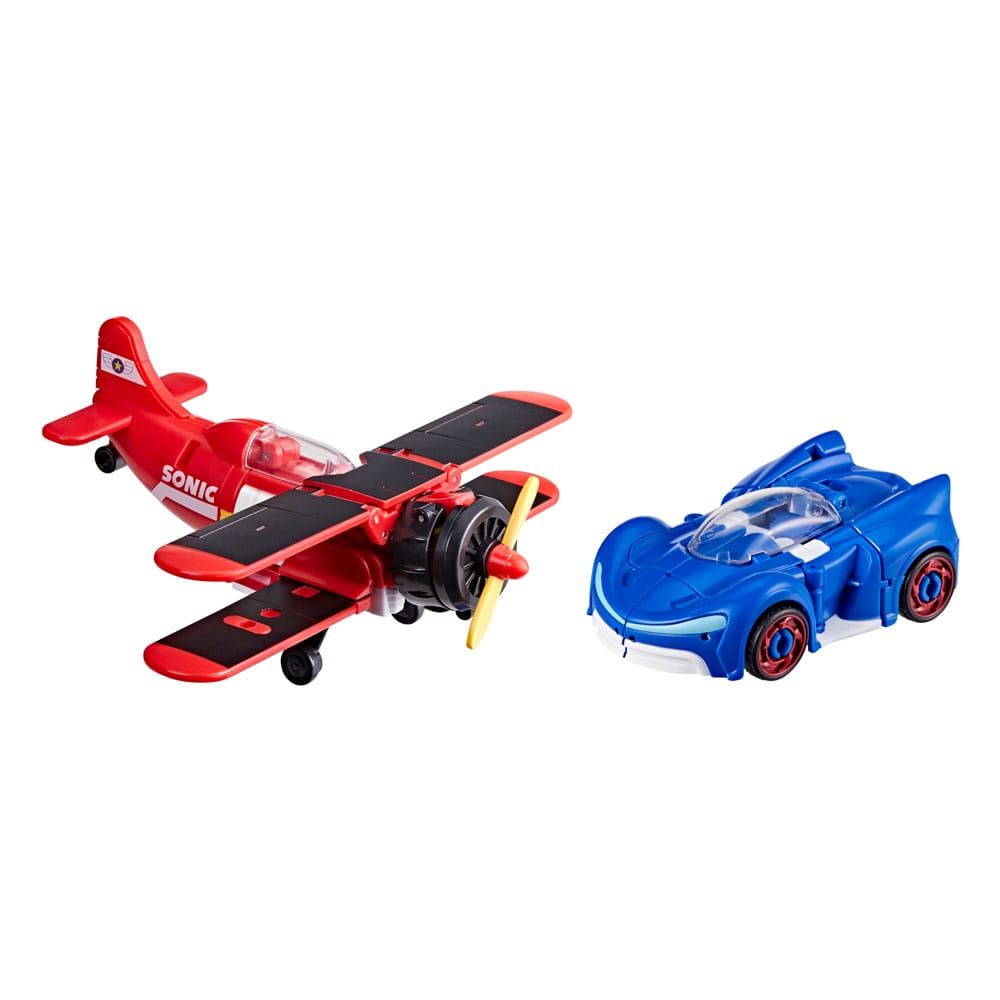 Sonic The Hedgehog X Transformers Action Figue Wingtail & Blue Booster 13 cm