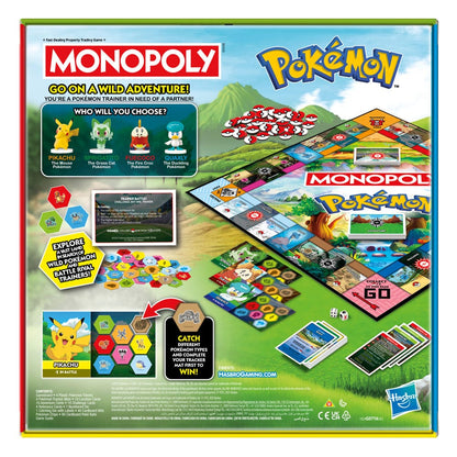 Gioco da tavolo Pokémon Monopoli *Versione inglese*