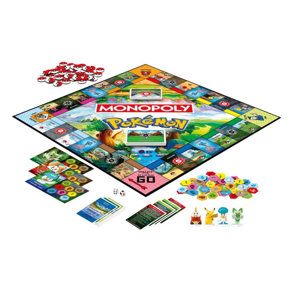 Gioco da tavolo Pokémon Monopoli *Versione inglese*