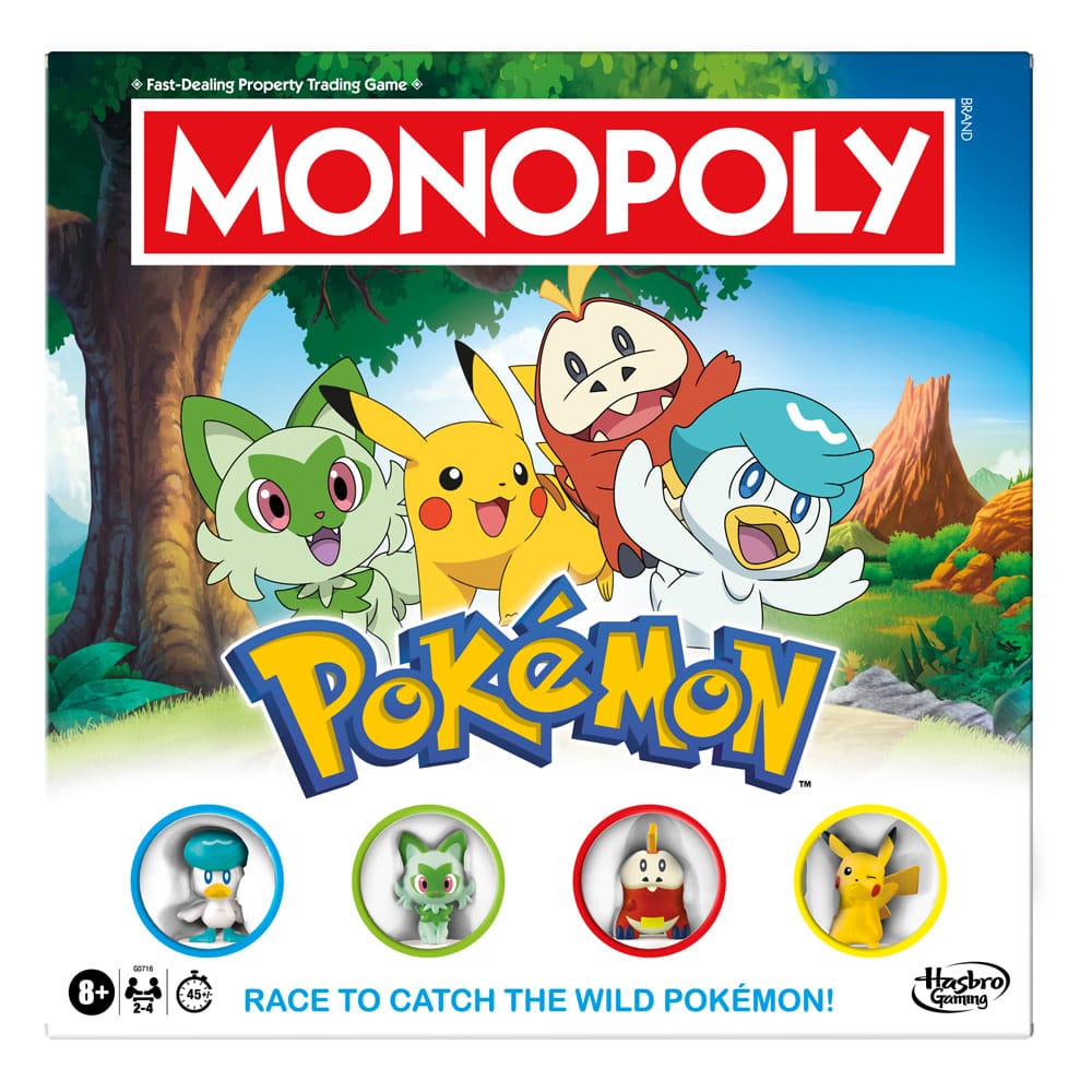 Gioco da tavolo Pokémon Monopoli *Versione inglese*