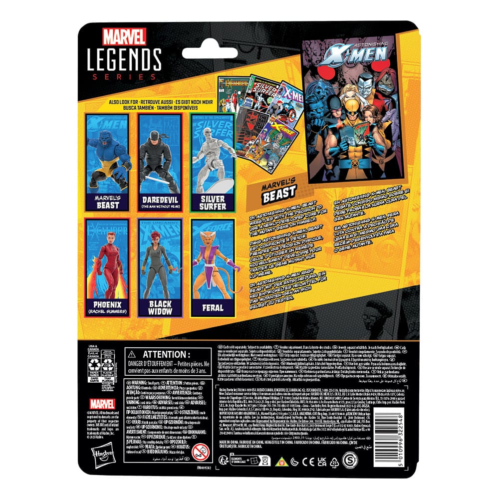 Forbløffende X-Men Marvel Legends Actionfigur Marvel's Beast 15 cm