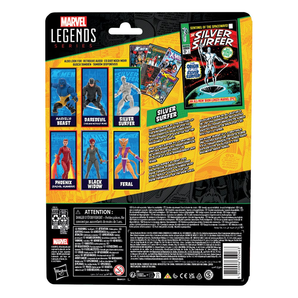 Gümüş Sörfçü Marvel Legends Aksiyon Figürü Gümüş Sörfçü 15 cm