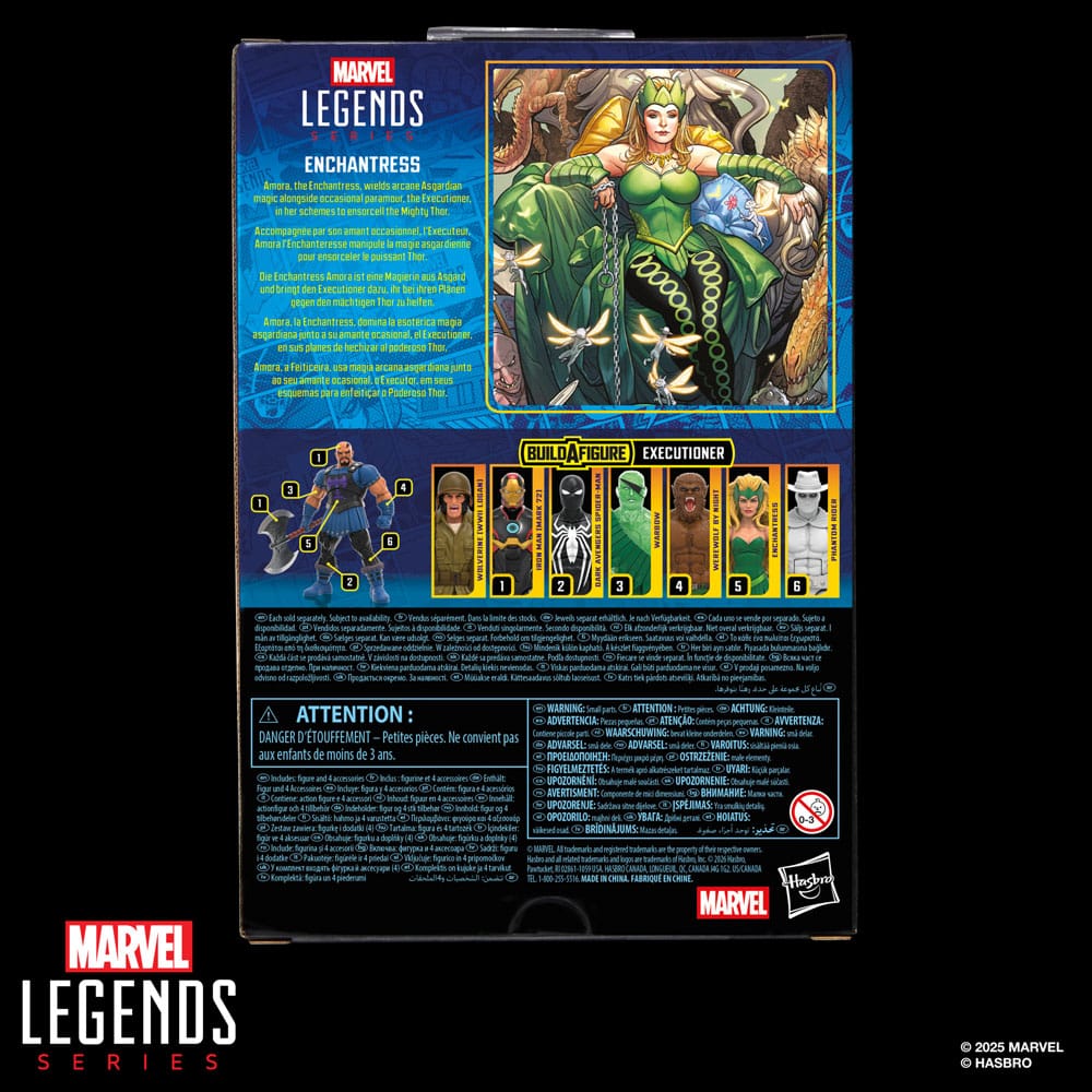 Marvel Legends Akcijska figurica Enchantress (BAF: Executioner) 15 cm
