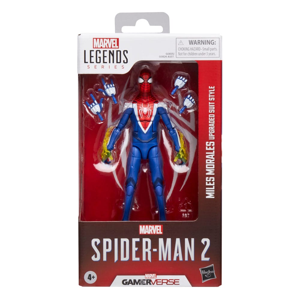 Spider-Man 2 Marvel Legends Gamervers Action Figure Miles Morales (style de combinaison amélioré) 15 cm