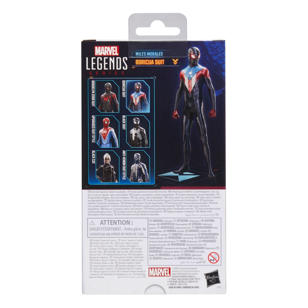 Spider-Man 2 Marvel Efsaneleri Gamerverse Action Figür Miles Morales (Boricua Suit) 15 cm
