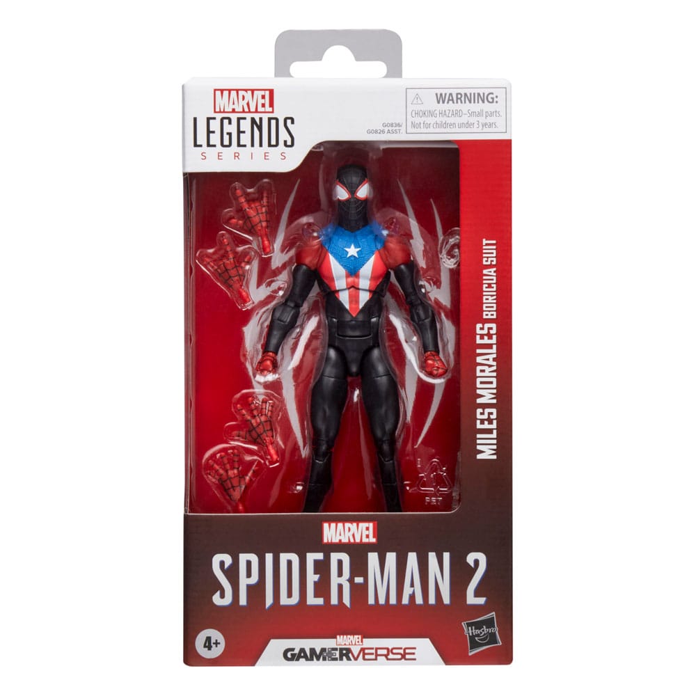 Spider-Man 2 Marvel Efsaneleri Gamerverse Action Figür Miles Morales (Boricua Suit) 15 cm
