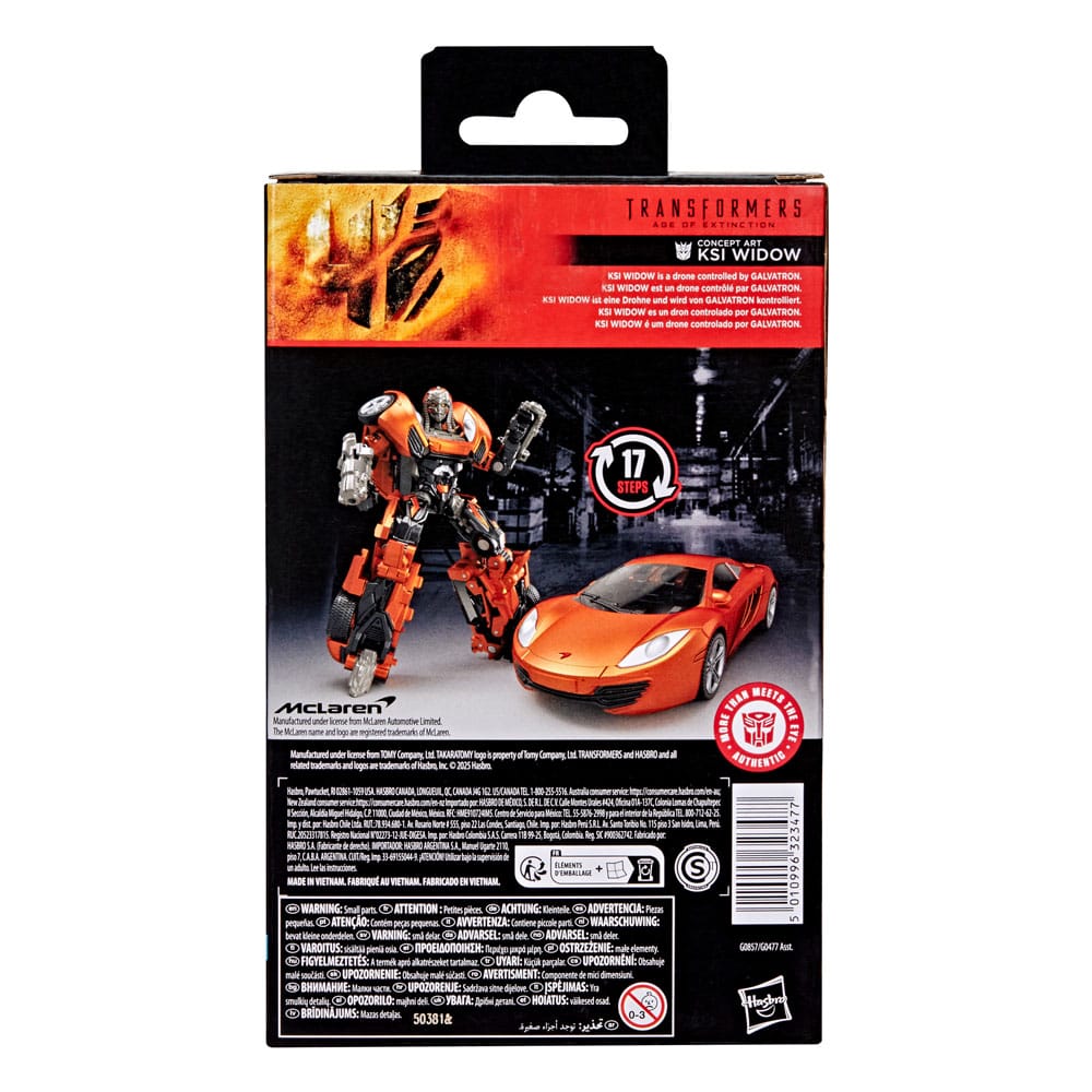 Transformers: Age of Extinction Studio Series Leader Class Action Figur Concept Art KSI Widow 11 CM