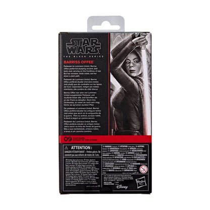 Yıldız Savaşları Bölüm II Siyah Serisi Aksiyon Figürü Barriss Offee 15 cm