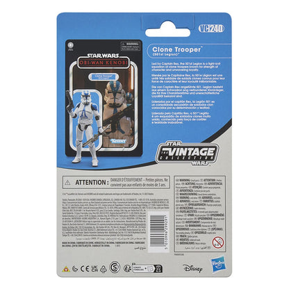 Yıldız Savaşları: Obi-Wan Kenobi Vintage Koleksiyon Aksiyon Figürü Klon Trooper (501. Lejyon) 10 cm