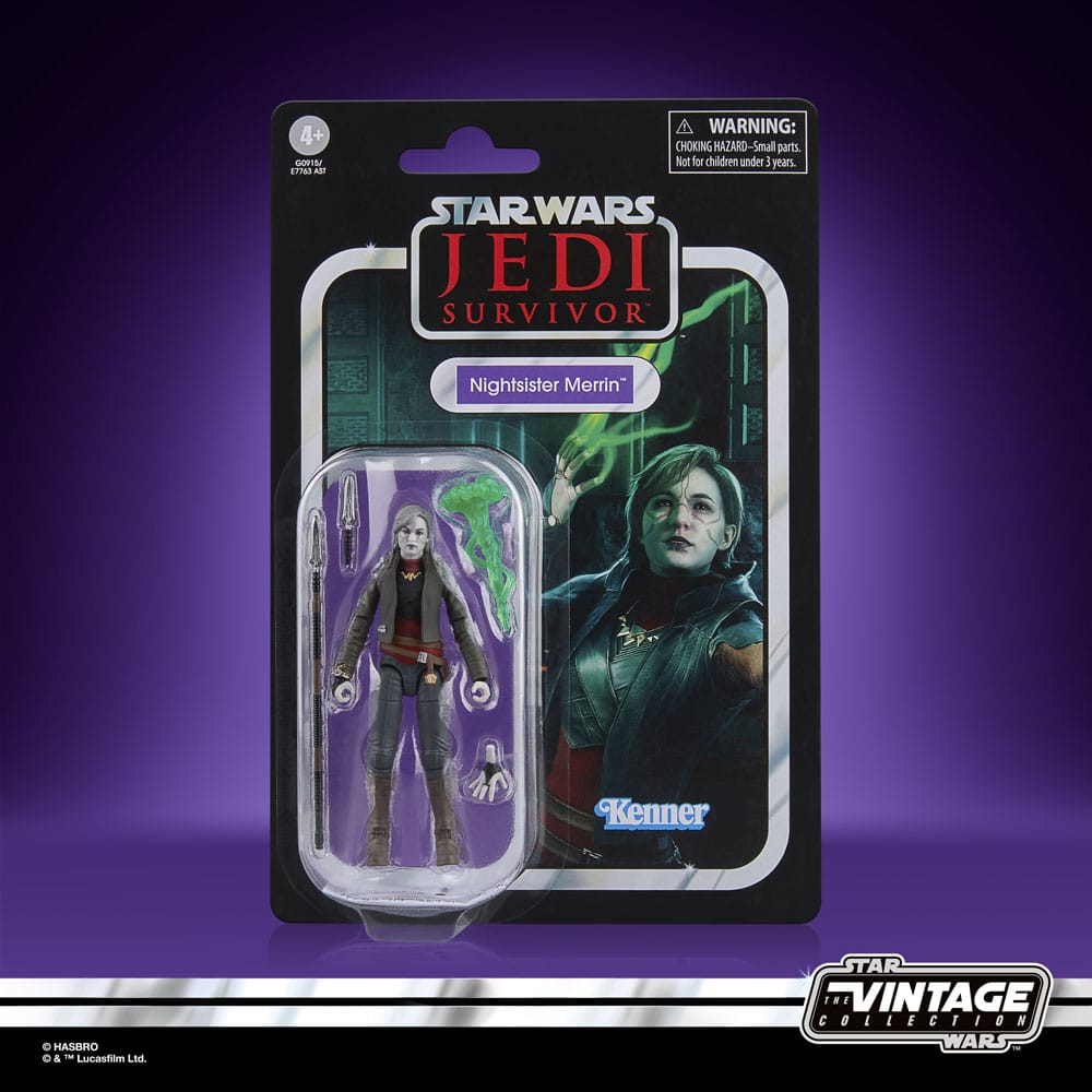 Yıldız Savaşları Jedi: Survivor Vintage Koleksiyon Aksiyon Figürü Geceleri Merrin 10 Cm