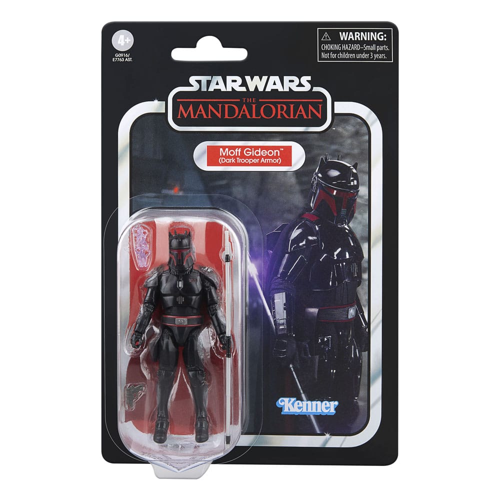 Zvjezdani ratovi: Akcijska figura zbirke mandalorijske vintage Moff Gideon (Dark Trooper oklop) 10 cm