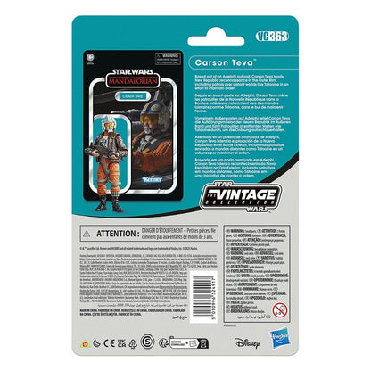 Yıldız Savaşları: Mandalorian Vintage Koleksiyon Aksiyon Figürü Carson Teva 10 cm