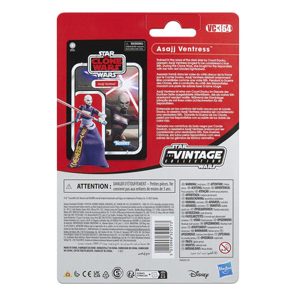 Yıldız Savaşları: Klon Savaşları Vintage Koleksiyon Aksiyon Figürü Asajj Ventress 10 cm