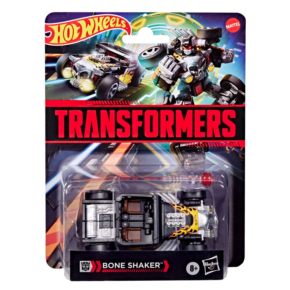 Figura de acción Hot Wheels x Transformers Bone Shaker 12 cm