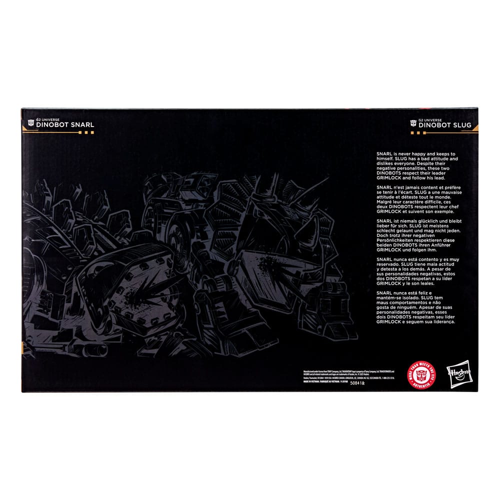 Transformers Age of the Primes Lider Sınıfı Aksiyon Figürü G2 Universe Dinobots Snarl & Slug 19 cm