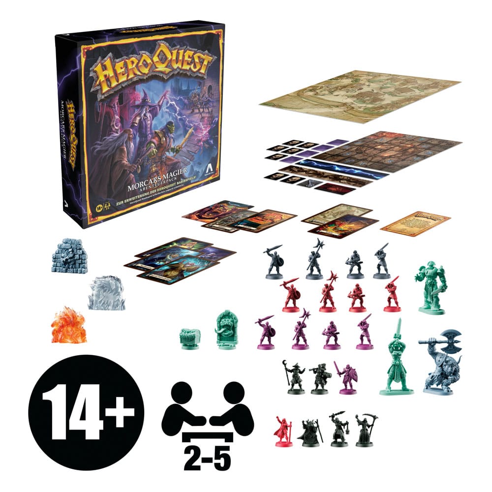 HeroQuest proširenje društvene igre Morcars Magier Quest Pack *njemačka verzija*